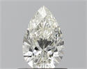 Natural Diamond 0.51 Carats, Pear with  Cut, K Color, IF Clarity and Certified by IGI