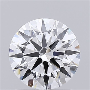 Picture of Lab Grown Diamond 1.97 Carats, Round with Ideal Cut, D Color, VVS1 Clarity and Certified by IGI