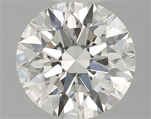 Picture of Natural Diamond 0.70 Carats, Round with Excellent Cut, J Color, VVS1 Clarity and Certified by GIA