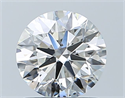 Natural Diamond 1.03 Carats, Round with Excellent Cut, I Color, SI1 Clarity and Certified by GIA