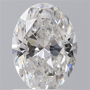 Foto Diamante Natural 0.90 quilates, Ovalado , Color E, claridad SI2 y certificado GIA de