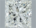 Diamante Natural 4.01 quilates, Princesa , Color I, claridad VVS2 y certificado IGI