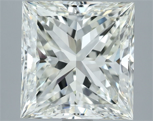 Foto Diamante Natural 4.01 quilates, Princesa , Color I, claridad VVS2 y certificado IGI de
