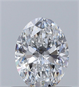 Natural Diamond 0.50 Carats, Oval with  Cut, E Color, VS1 Clarity and Certified by GIA