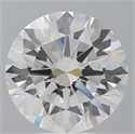 Lab Grown Diamond 6.07 Carats, Round with Excellent Cut, F Color, VVS2 Clarity and Certified by IGI