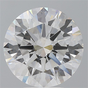 Picture of Lab Grown Diamond 6.07 Carats, Round with Excellent Cut, F Color, VVS2 Clarity and Certified by IGI