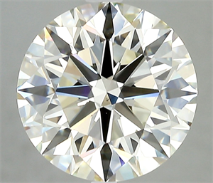 Picture of Natural Diamond 4.00 Carats, Round with Excellent Cut, J Color, VS1 Clarity and Certified by IGI