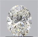 Diamante Natural 0.62 quilates, Ovalado , Color G, claridad VVS2 y certificado GIA
