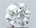 Natural Diamond 1.00 Carats, Round with Excellent Cut, E Color, SI1 Clarity and Certified by GIA