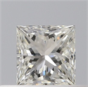 Natural Diamond 0.30 Carats, Princess with  Cut, I Color, VS1 Clarity and Certified by GIA