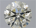 Diamante Natural 2.01 quilates, Redondo , Color N, claridad IF y certificado GIA