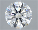 Natural Diamond 2.15 Carats, Round with Excellent Cut, F Color, VVS2 Clarity and Certified by GIA