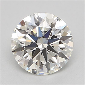 Foto Diamante Natural 0.42 quilates, Redondo , Color I, claridad IF y certificado GIA de