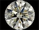 Natural Diamond 3.01 Carats, Round with Excellent Cut, M Color, VVS2 Clarity and Certified by HRD