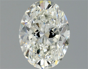 Picture of Natural Diamond 1.01 Carats, Oval with  Cut, H Color, VVS2 Clarity and Certified by GIA