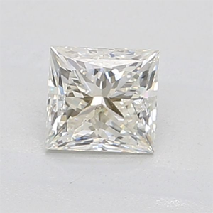 Picture of Natural Diamond 0.80 Carats, Princess with  Cut, J Color, I1 Clarity and Certified by GIA