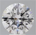 Lab Grown Diamond 5.55 Carats, Round with Excellent Cut, E Color, VS1 Clarity and Certified by IGI