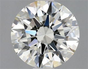 Picture of Natural Diamond 0.50 Carats, Round with Excellent Cut, I Color, VS1 Clarity and Certified by GIA