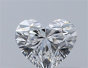 Picture of Natural Diamond 0.33 Carats, Heart with  Cut, E Color, VS1 Clarity and Certified by GIA