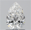 Natural Diamond 1.01 Carats, Pear with  Cut, E Color, SI2 Clarity and Certified by GIA