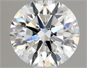 Natural Diamond 0.90 Carats, Round with Excellent Cut, G Color, SI1 Clarity and Certified by GIA