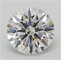 Del inventario de diamantes de laboratorio, 2.01 quilates, Redondo , Color E, claridad VVS2 y certificado IGI
