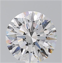Natural Diamond 3.22 Carats, Round with Excellent Cut, D Color, VVS1 Clarity and Certified by GIA