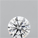 Lab Grown Diamond 1.03 Carats, Round with Ideal Cut, D Color, VS1 Clarity and Certified by IGI