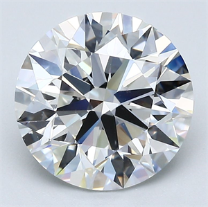 Picture of Natural Diamond 3.22 Carats, Round with Excellent Cut, F Color, VS1 Clarity and Certified by GIA