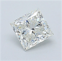 Diamante Natural 0.71 quilates, Princesa , Color I, claridad VVS2 y certificado GIA