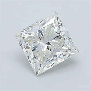Foto Diamante Natural 0.71 quilates, Princesa , Color I, claridad VVS2 y certificado GIA de