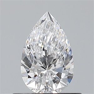 Foto Diamante Natural 0.50 quilates, De pera , Color D, claridad VS1 y certificado GIA de