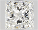 Natural Diamond 0.95 Carats, Princess with  Cut, I Color, VVS1 Clarity and Certified by GIA
