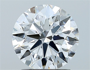 Picture of Natural Diamond 1.60 Carats, Round with Excellent Cut, E Color, VVS2 Clarity and Certified by GIA