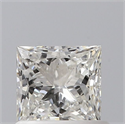 Natural Diamond 0.71 Carats, Princess with  Cut, G Color, VS1 Clarity and Certified by GIA