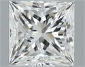 Natural Diamond 0.90 Carats, Princess with  Cut, F Color, VS2 Clarity and Certified by GIA