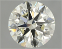 Diamante Natural 2.16 quilates, Redondo , Color N, claridad VVS2 y certificado GIA