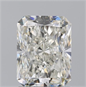 Natural Diamond 1.70 Carats, Radiant with  Cut, J Color, VS2 Clarity and Certified by GIA