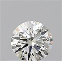 Natural Diamond 0.40 Carats, Round with Excellent Cut, K Color, VVS1 Clarity and Certified by GIA