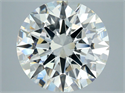 Natural Diamond 5.03 Carats, Round with Excellent Cut, J Color, VS2 Clarity and Certified by GIA