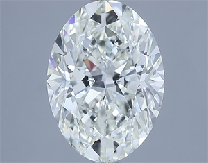 Foto Diamante Natural 4.06 quilates, Ovalado , Color J, claridad VVS2 y certificado GIA de