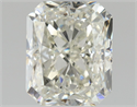 Natural Diamond 1.01 Carats, Radiant with  Cut, K Color, SI1 Clarity and Certified by GIA