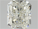 Natural Diamond 1.01 Carats, Radiant with  Cut, K Color, SI1 Clarity and Certified by GIA