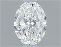 Diamante Natural 0.40 quilates, Ovalado , Color F, claridad VVS2 y certificado GIA