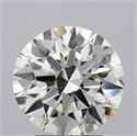 Lab Grown Diamond 3.24 Carats, Round with Ideal Cut, I Color, VS2 Clarity and Certified by IGI