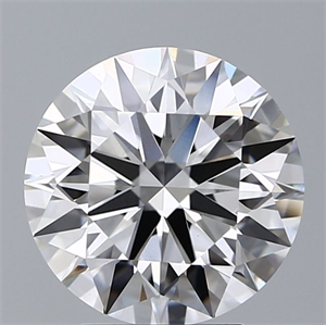 Picture of Lab Grown Diamond 3.57 Carats, Round with Ideal Cut, D Color, VVS2 Clarity and Certified by IGI