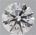Lab Grown Diamond 7.06 Carats, Round with Ideal Cut, F Color, VVS2 Clarity and Certified by IGI