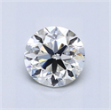 Diamante Natural 0.80 quilates, Redondo , Color H, claridad IF y certificado GIA