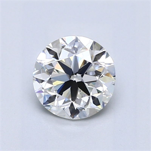 Foto Diamante Natural 0.80 quilates, Redondo , Color H, claridad IF y certificado GIA de