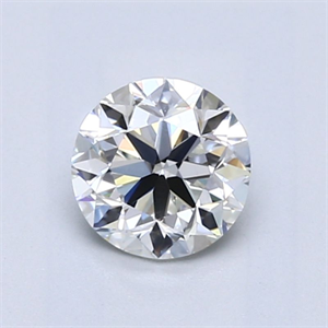 Picture of Natural Diamond 0.80 Carats, Round with Very Good Cut, H Color, IF Clarity and Certified by GIA